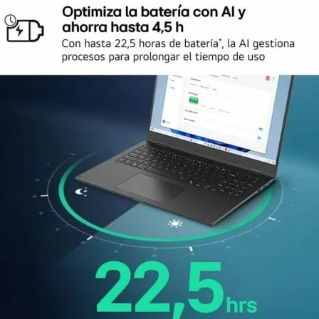 Portátil LG Gram 16ZD90T-G AX88B Intel Core Ultra 7-255H/ 32GB/ 1TB SSD/ 16"/ Sin Sistema Operativo - Imagen 5