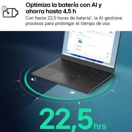 Portátil LG Gram 17ZD90T-G.AX88B Intel Core Ultra 7-255H 32GB/ 1TB SSD/ 17"/ Sin Sistema Operativo - Imagen 5