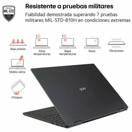 Portátil LG Gram 17ZD90T-G.AX88B Intel Core Ultra 7-255H 32GB/ 1TB SSD/ 17"/ Sin Sistema Operativo - Imagen 6