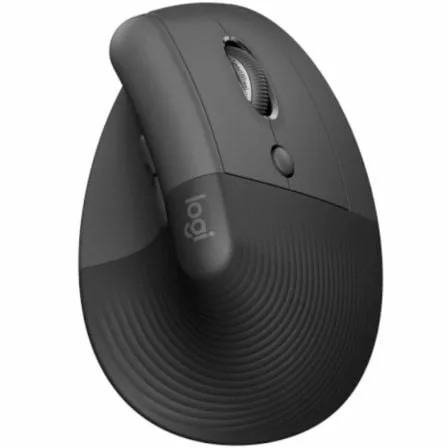 Ratón Vertical Inalámbrico por Bluetooth/ 2.4GHz Logitech Lift Vertical Ergonomic Mouse Business/ Hasta 4000 DPI/ Grafito - Imagen 7