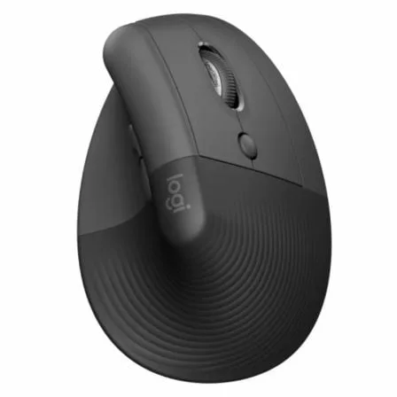 Ratón Vertical Inalámbrico por Bluetooth/ 2.4GHz Logitech Lift Vertical Ergonomic Mouse/ Hasta 4000 DPI/ Grafito - Imagen 7