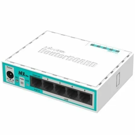 Router Mikrotik Hex Lite RB750R2 5 Puertos/ RJ45 10/100/ PoE - Imagen 6