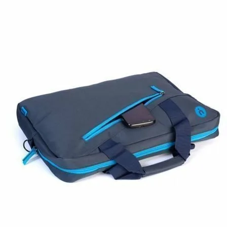 Maletín Monray Ginger para Portátiles hasta 15.6"/ Cinta para Trolley/ Azul - Imagen 8