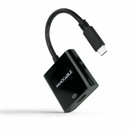 Conversor Nanocable 10.16.4102-BK/ USB Tipo-C Macho - HDMI Hembra/ 15cm/ Negro - Imagen 7