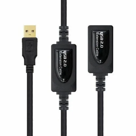Cable Alargador USB 2.0 Nanocable 10.01.0213/ USB Macho - USB Hembra/ 15m/ Negro - Imagen 8