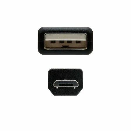 Cable USB 2.0 Nanocable 10.01.0500/ USB Macho - MicroUSB Macho/ 80cm/ Negro - Imagen 9