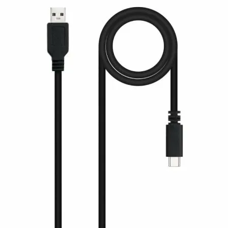 Cable USB 2.0 Nanocable 10.01.2101-L150/ USB Tipo-C Macho - USB Macho/ 480Mbps/ 1.5m/ Negro - Imagen 7