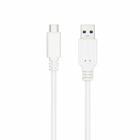 Cable USB 3.1 Tipo-C Nanocable 10.01.4001-W/ USB Tipo-C Macho - USB Macho/ 10Gbps/ 1m/ Blanco - Imagen 7