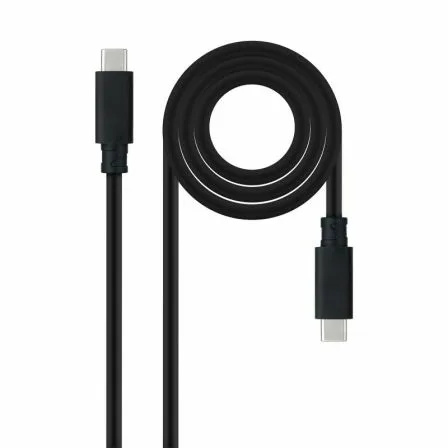 Cable USB 3.1 Tipo-C Nanocable 10.01.4101-L150/ USB Tipo-C Macho - USB Tipo-C Macho/ Hasta 100W/ 10Gbps/ 1.5m/ Negro - Imagen 8