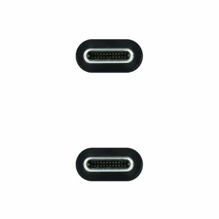 Cable USB 3.1 Tipo-C Nanocable 10.01.4101-L150/ USB Tipo-C Macho - USB Tipo-C Macho/ Hasta 100W/ 10Gbps/ 1.5m/ Negro - Imagen 9