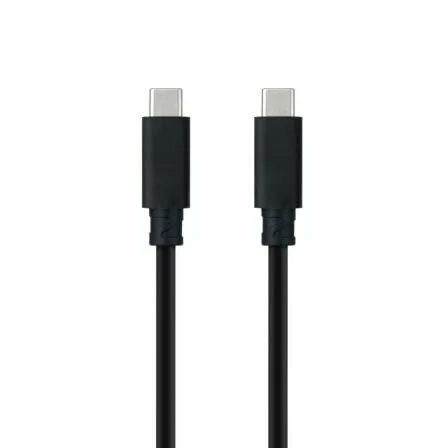 Cable USB 3.1 Tipo-C Nanocable 10.01.4102/ USB Tipo-C Macho - USB Tipo-C Macho/ Hasta 100W/ 10Gbps/ 2m/ Negro - Imagen 7