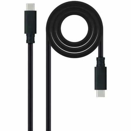 Cable USB 3.2 Tipo-C Nanocable 10.01.4103/ USB Tipo-C Macho - USB Tipo-C Macho/ Hasta 100W/ 20Gbps/ 3m/ Negro - Imagen 7