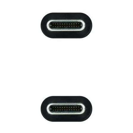 Cable USB 3.2 Tipo-C Nanocable 10.01.4103/ USB Tipo-C Macho - USB Tipo-C Macho/ Hasta 100W/ 20Gbps/ 3m/ Negro - Imagen 9