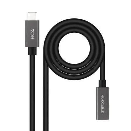 Cable Alargador USB 3.2 Nanocable 10.01.4401/ USB Tipo-C Macho - USB Tipo-C Hembra/ 1m/ Negro - Imagen 9