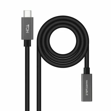 Cable Alargador USB 3.2 Nanocable 10.01.4402/ USB Tipo-C Macho - USB Tipo-C Hembra/ 2m/ Negro - Imagen 9