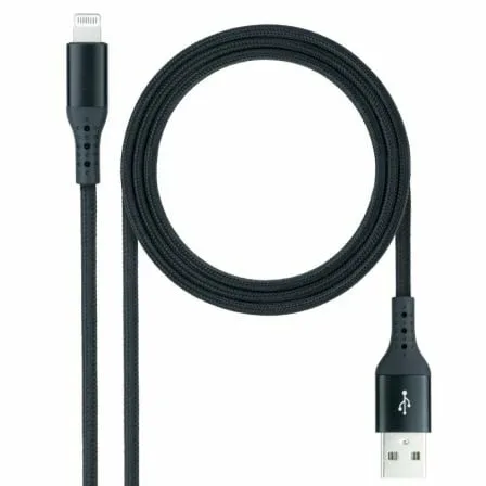 Cable USB 2.0 Lightning Nanocable 10.10.0401-COBK/ USB Macho - Lightning Macho/ 1m/ Negro - Imagen 8