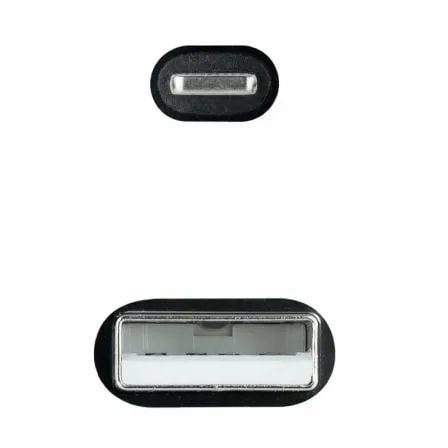 Cable USB 2.0 Lightning Nanocable 10.10.0401-COBK/ USB Macho - Lightning Macho/ 1m/ Negro - Imagen 9