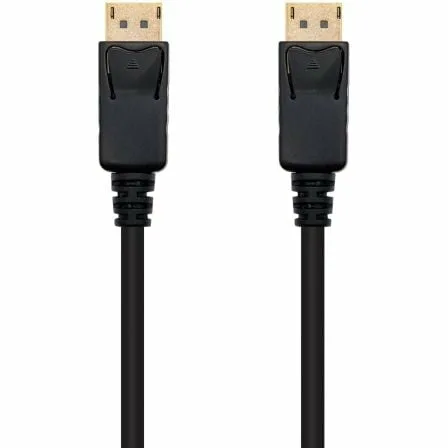 Cable DisplayPort 1.2 4K Nanocable 10.15.2302/ DisplayPort Macho - DisplayPort Macho/ 2m/ Negro - Imagen 8