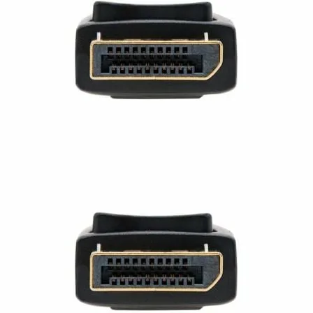 Cable DisplayPort 1.2 4K Nanocable 10.15.2303/ DisplayPort Macho - DisplayPort Macho/ 3m/ Negro - Imagen 3