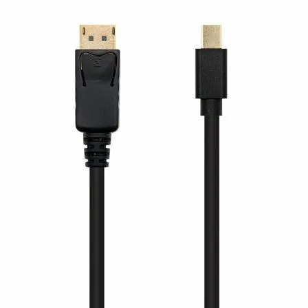 Cable Mini DisplayPort 1.2 4K Nanocable 10.15.2402/ Mini DisplayPort Macho - DisplayPort Macho/ 2m/ Negro - Imagen 8