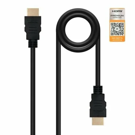 Cable HDMI 2.0 4K Nanocable 10.15.3601-L150/ HDMI Macho - HDMI Macho/ 1.5m/ Certificado/ Negro - Imagen 7
