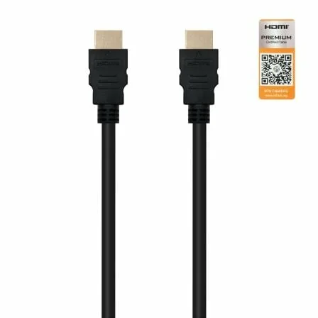 Cable HDMI 2.0 4K Nanocable 10.15.3601/ HDMI Macho - HDMI Macho/ 1m/ Certificado/ Negro - Imagen 8