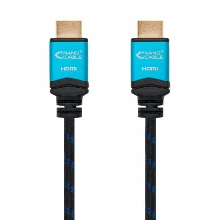 Cable HDMI 2.0 4K Nanocable 10.15.3710/ HDMI Macho - HDMI Macho/ 10m/ Negro/ Azul - Imagen 8