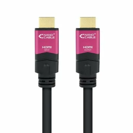 Cable HDMI 2.0 4K Nanocable 10.15.3725/ HDMI Macho - HDMI Macho/ 25m/ Negro - Imagen 8