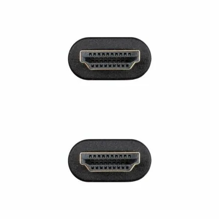 Cable HDMI 2.0 4K CCS Nanocable 10.15.3901/ HDMI Macho - HDMI Macho/ 1m/ Negro - Imagen 9