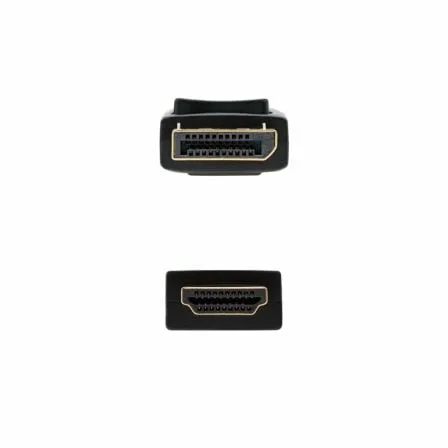 Cable DisplayPort Nanocable 10.15.4302/ DisplayPort Macho - HDMI Macho/ 2m/ Negro - Imagen 6