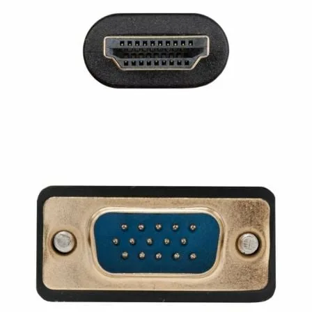Cable Conversor Nanocable 10.15.4602/ VGA Macho - HDMI 8K Macho/ 1.8m/ Negro - Imagen 6