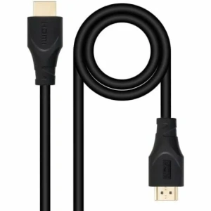 Cable HDMI 1.4 Nanocable 10.15.4705/ HDMI Macho - HDMI Macho/ 5m/ Negro