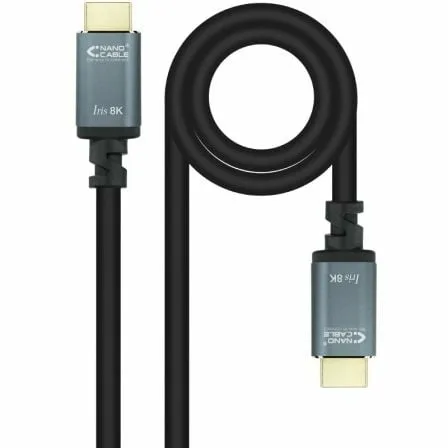 Cable HDMI 2.1 IRIS 8K Nanocable 10.15.8005/ HDMI Macho - HDMI Macho/ 5m/ Negro - Imagen 7