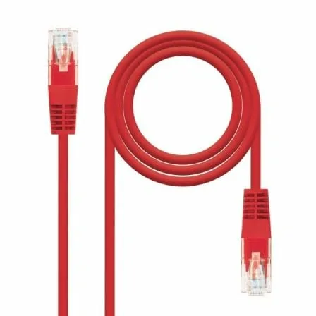 Cable de Red RJ45 UTP Nanocable 10.20.0400-L25-R Cat.6/ 25cm/ Rojo - Imagen 8