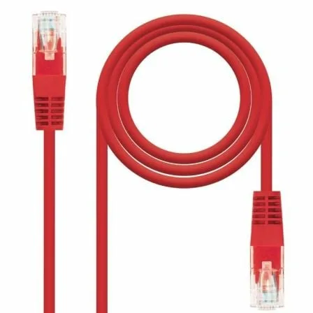 Cable de Red RJ45 UTP Nanocable 10.20.0400-L30 Cat.6/ 30cm/ Rojo - Imagen 5