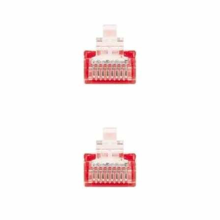 Cable de Red RJ45 UTP Nanocable 10.20.0401-R Cat.6/ 1m/ Rojo - Imagen 9