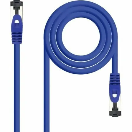 Cable de Red RJ45 SSTP Nanocable 10.20.2000-L25-BL Cat.8.1/ 25cm/ Azul - Imagen 3