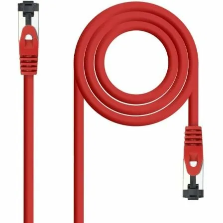 Cable de Red RJ45 SSTP Nanocable 10.20.2000-L30-R Cat.8.1/ 30cm/ Rojo - Imagen 3