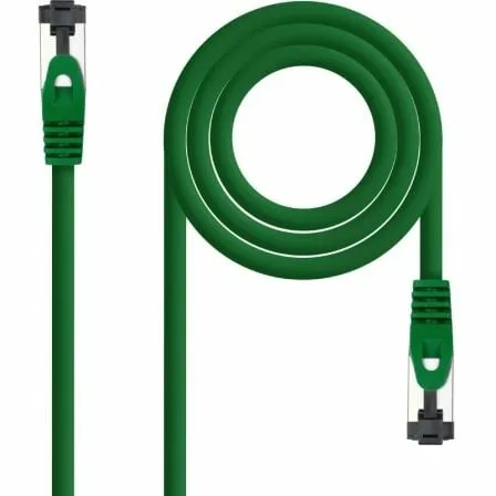 Cable de Red RJ45 SSTP Nanocable 10.20.2001-GR Cat.8.1/ 1m/ Verde - Imagen 3