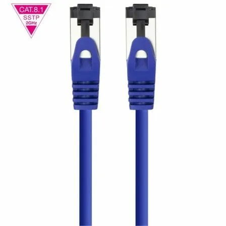 Cable de Red RJ45 SSTP Nanocable 10.20.2002-BL Cat.8.1/ 2m/ Azul - Imagen 4