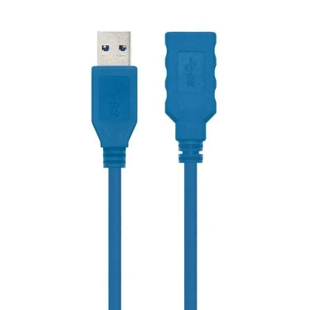 Cable Alargador USB 3.0 Nanocable 10.01.0902-BL/ USB Macho - USB Hembra/ 2m/ Azul - Imagen 7