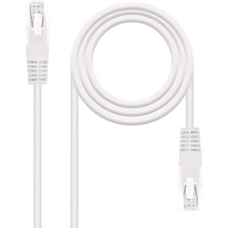 Cable de Red RJ45 UTP Nanocable 10.20.0110-W Cat.5/ 10m/ Blanco - Imagen 8