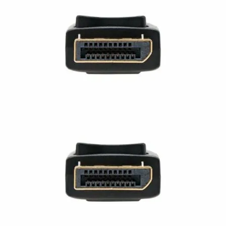 Cable DisplayPort 1.2 4K Nanocable 10.15.2300/ DisplayPort Macho - DisplayPort Macho/ 50cm/ Negro - Imagen 9