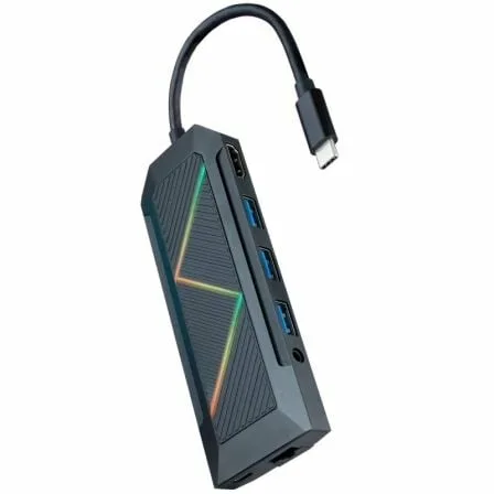 Docking USB Tipo-C Nanocable 10.16.0901/ 3xUSB/ 1xUSB Tipo-C PD/ 1xHDMI/ 1xRJ45/ 1xLector Tarjetas SD TF/ Audio - Imagen 7