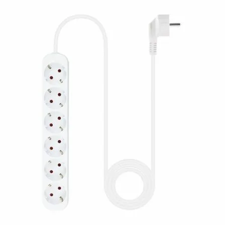 Regleta Nanocable 10.37.0006-NS/ 6 Tomas de Corriente/ Cable 1.4m/ Blanca - Imagen 8