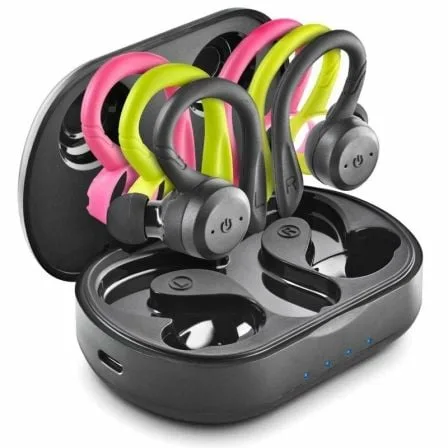 Auriculares Deportivos Bluetooth NGS Ártica Jogger con estuche de carga/ Autonomía 10h/ Negros - Imagen 7