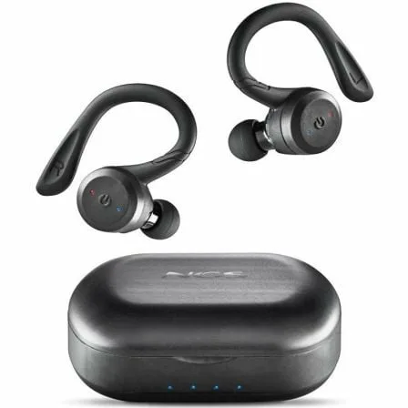 Auriculares Deportivos Bluetooth NGS Ártica Jogger con estuche de carga/ Autonomía 10h/ Negros - Imagen 8