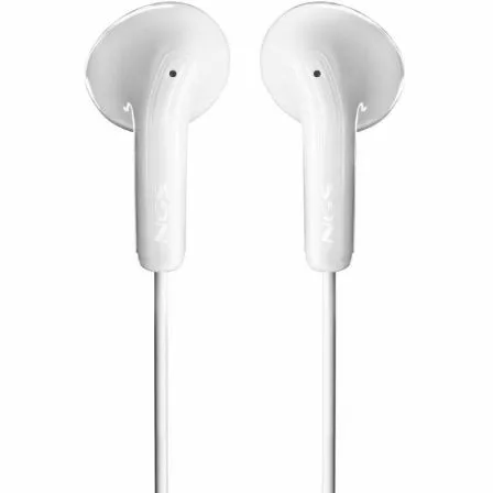 Auriculares Intrauditivos NGS Cross Flip/ con Micrófono/ Jack 3.5/ Blancos - Imagen 6