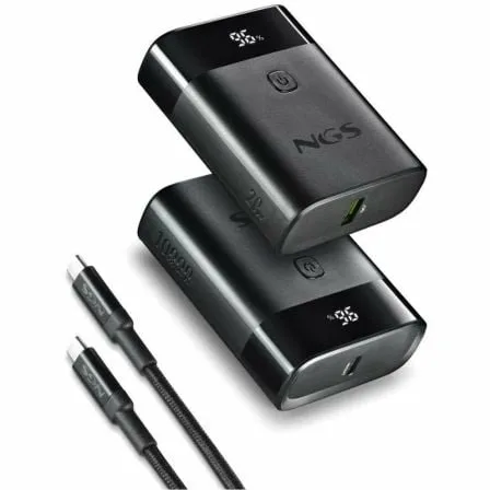 Powerbank 10000mAh NGS TWIX10/ 22.5W/ Negra - Imagen 6