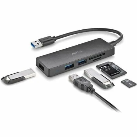 Hub USB NGS IHUB READER/ 3xUSB 3.0/ 1xLector de Tarjetas - Imagen 9